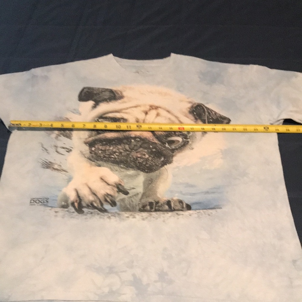 The Mountain Pug Dog Tee View 6